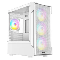 Fazeon F1 F1M650BWM Fanlı 650 W Beyaz Micro ATX Oyuncu Kasası