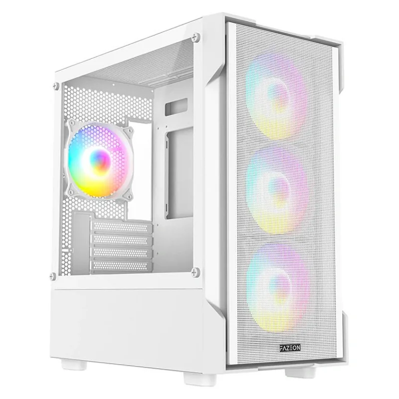 Fazeon F1 F1M650BWM Fanlı 650 W Beyaz Micro ATX Oyuncu Kasası