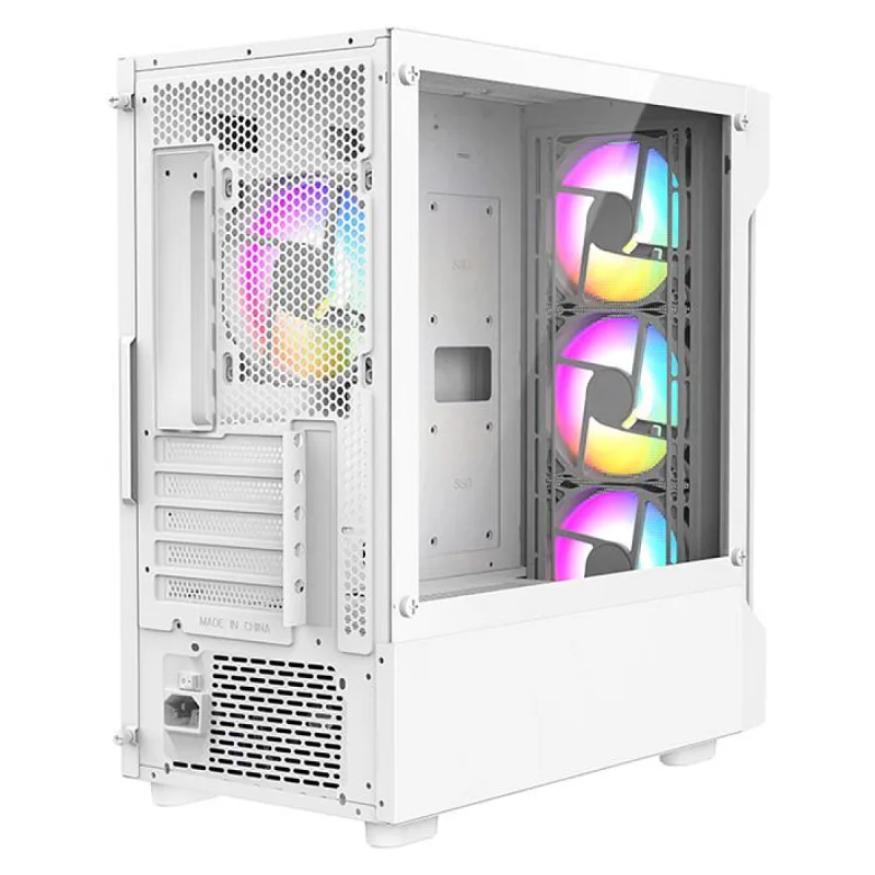 Fazeon F1 F1M650BWM Fanlı 650 W Beyaz Micro ATX Oyuncu Kasası