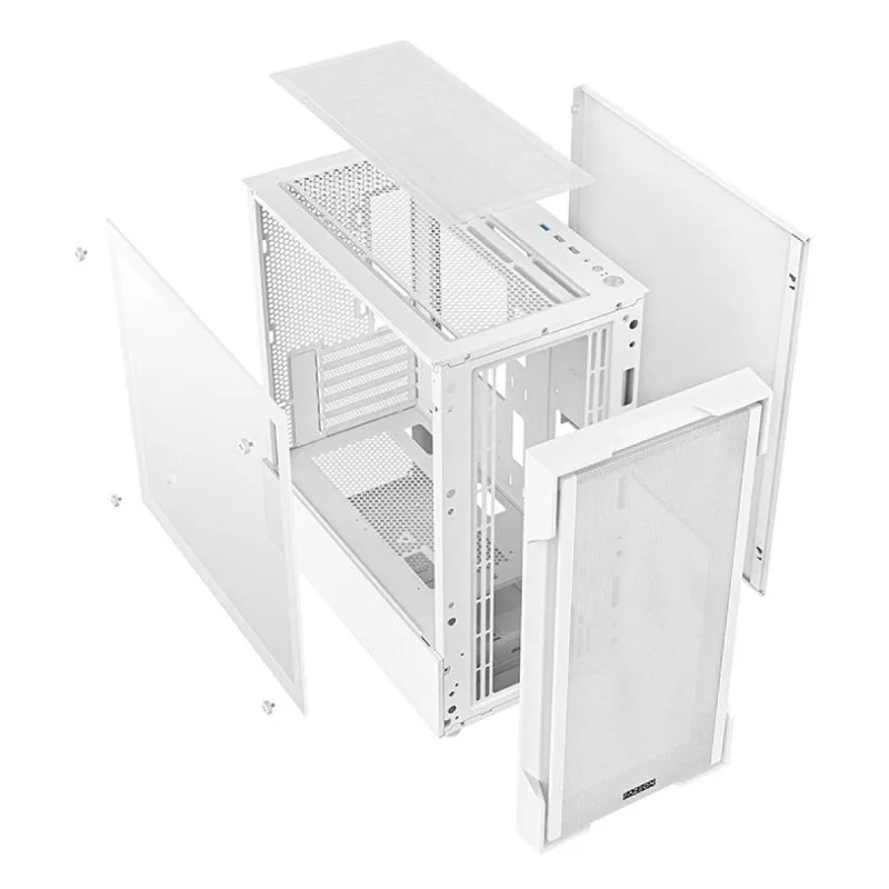 Fazeon F1 F1M650BWM Fanlı 650 W Beyaz Micro ATX Oyuncu Kasası