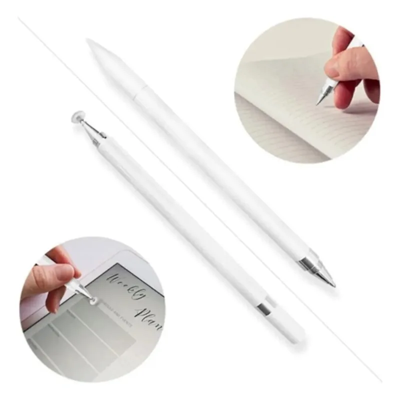 FİBAKS DOKUNMATİK KALEM TÜM CİHAZLARA UYUMLU TABLET TELEFON IÇİN ÇİZİM & YAZI KALEMİ 2 IN 1 DİSK UÇLU