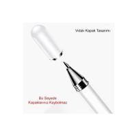 FİBAKS DOKUNMATİK KALEM TÜM CİHAZLARA UYUMLU TABLET TELEFON IÇİN ÇİZİM & YAZI KALEMİ 2 IN 1 DİSK UÇLU