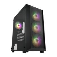 FSP CMT318 RGB TEMPERLİ CAM USB 3.0 E-ATX SİYAH KASA