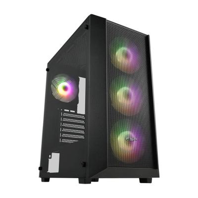 FSP CMT318 RGB TEMPERLİ CAM USB 3.0 E-ATX SİYAH KASA
