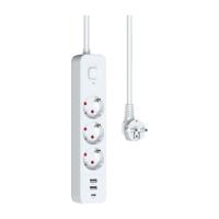 FULLTECH FTR-16 PRİZ 1,8MT USB'Lİ 3'LÜ - 64022