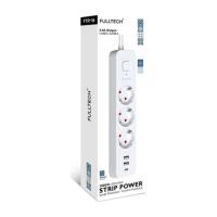 FULLTECH FTR-16 PRİZ 1,8MT USB'Lİ 3'LÜ - 64022
