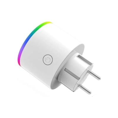 FULLTECH SMART PLUG FSM-2 AKIM KORUMALI AKILLI PRİZ RGB IŞIKLI 2.4 G WİFİ