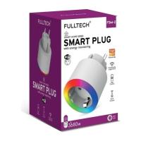 FULLTECH SMART PLUG FSM-2 AKIM KORUMALI AKILLI PRİZ RGB IŞIKLI 2.4 G WİFİ