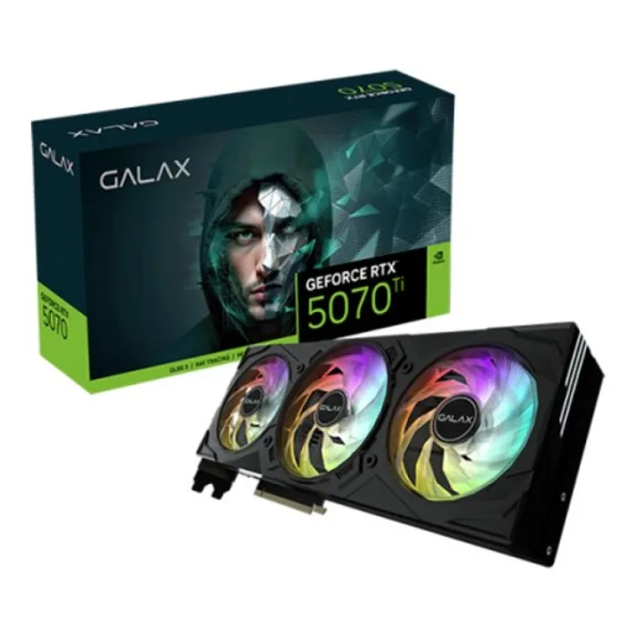 GALAX GeForce RTX 5070 Ti EX Gamer 1-Click OC 16GB GDDR7 256 Bit DLSS 4 Ekran Kartı (57IZN6MDBUEX)