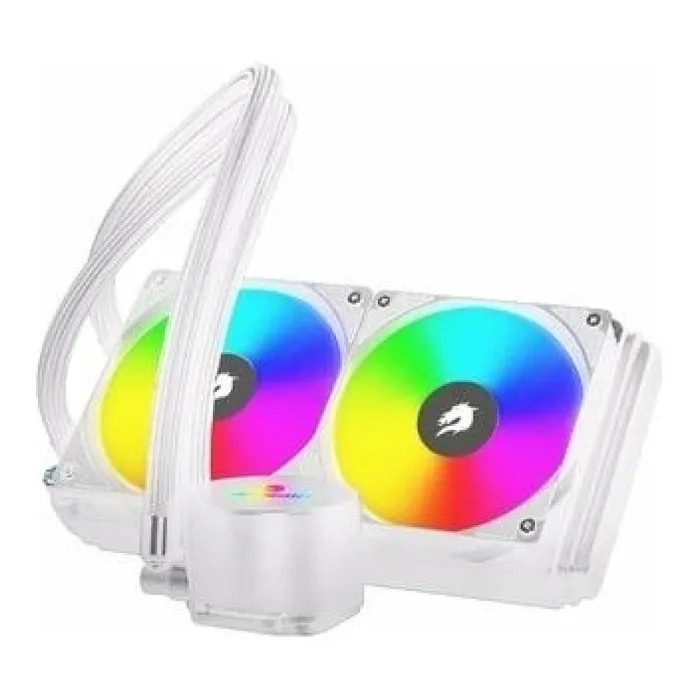 GAMEBOOSTER GB-LCS-SS240IM-W SHIELD 240 RGB BEYAZ SIVI SOĞUTUCU
