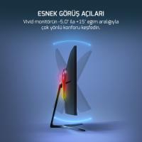 Gamepower 27" Vivid V80 Fast VA Panel Curved RGB 300Hz 0.5ms FHD 2x2W Speaker Oyuncu Monitörü