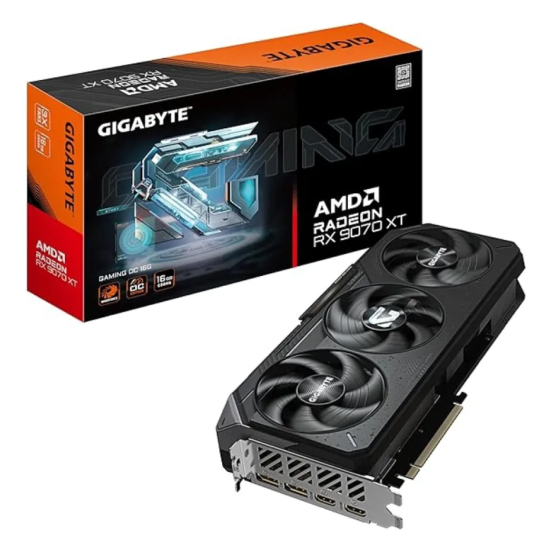 Gigabyte RX 9070 XT Gaming OC GV-R9070XTGAMING OC-16GD 256 Bit GDDR6 16 GB Ekran Kartı