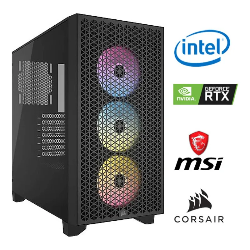 GND V13.4 İNTEL İ5-14400F / 16GB RAM / 1TB SSD / MSI RTX 4070 OYUNCU BİLGİSAYARI
