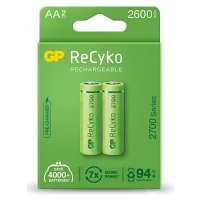 GP ŞARJ EDİLEBİLİR KALEM PİL 2700 MAH AA 2 ADET