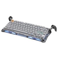 GRAVASTAR MERCURY K1 PRO RGB MEKANİK ALÜMİNYUM ÇERÇEVE İNGİLİZCE Q KABLOSUZ GAMİNG KLAVYE CYBERPUNK KLAVYE