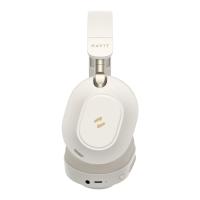 Havit H668BT ANC Bluetooth Kulaküstü Kulaklık - 80 Saat, Anc, Çift Cihaz Desteği, Hi-Res Audio - Bej