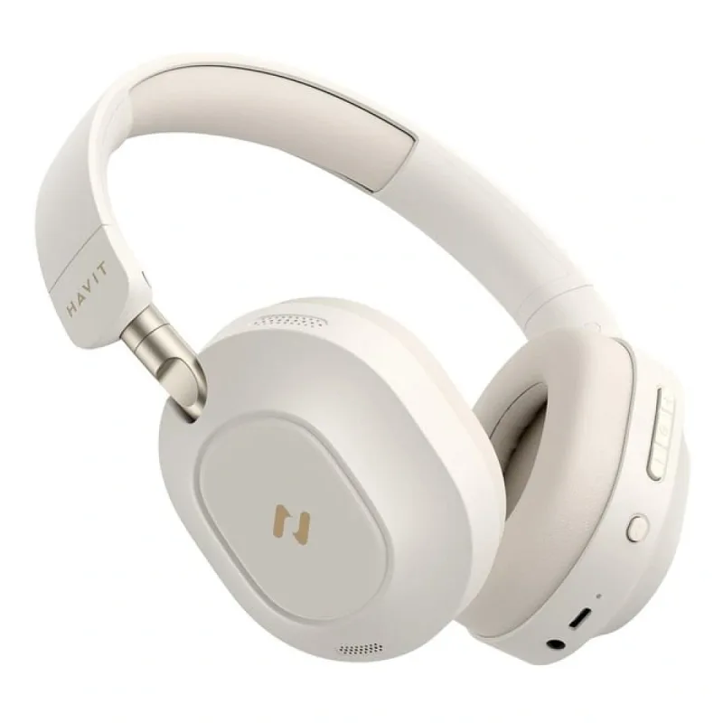 Havit H668BT ANC Bej Kulak Üstü Bluetooth Kulaklık