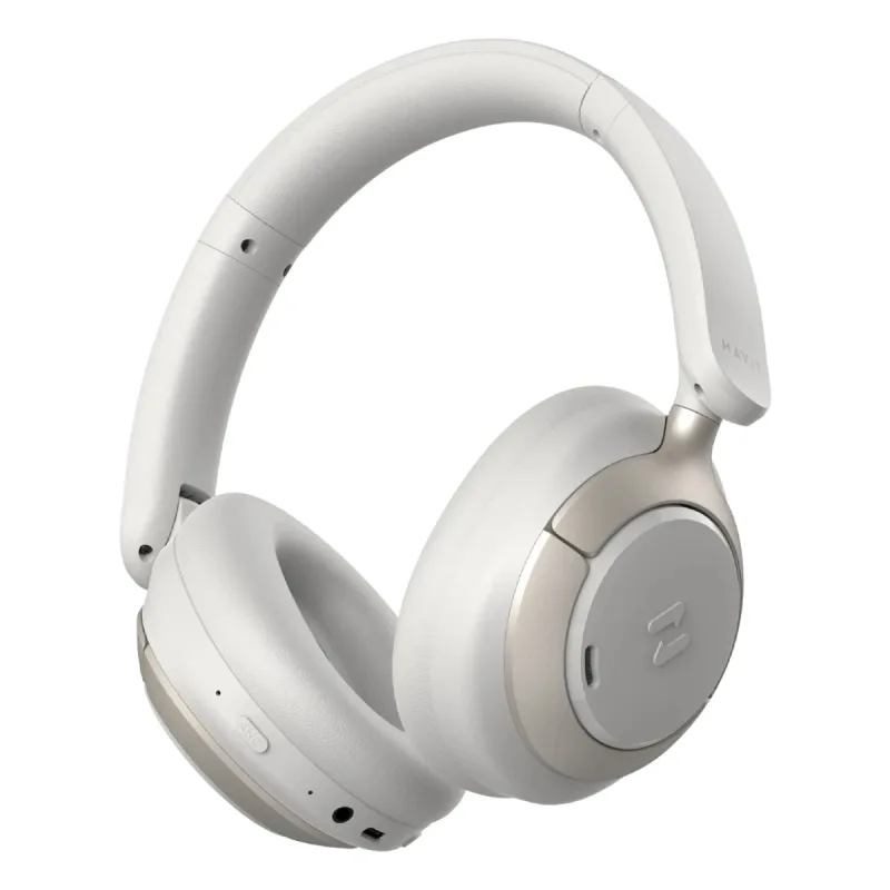Havit H683BT Hybrid ANC Kafa Üstü Bluetooth Kulaklık Hi-Res - Beyaz