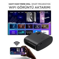 Havit PJ207 Prime Opal Taşınabilir HD Projeksiyon Cihazı 1080P Desteği,Wifi,Bluetooth,Ekran Yansıtma