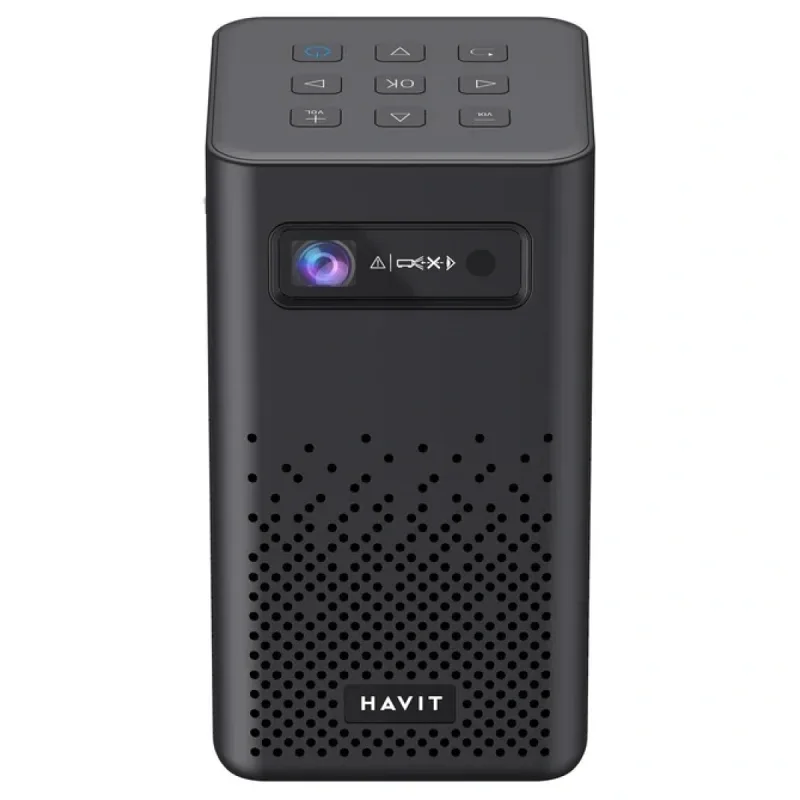 Havit Prime Onyx 150 Lümen Wi-Fi Android Taşınabilir Mini LED Siyah Projeksiyon Cihazı