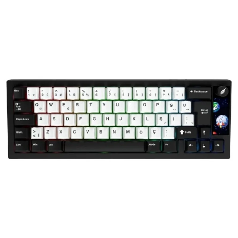 Hawk Gaming Chair HK540 RGB %65 Prelubed Switch Kablolu/Kablosuz Mekanik Oyuncu Klavyesi