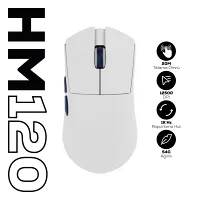Hawk Gaming Chair HM120 Beyaz Şarjlı Optik Kablolu/Kablosuz Oyuncu Mouse