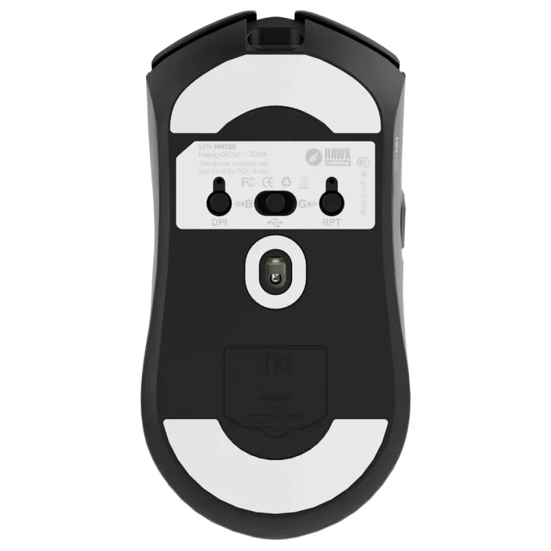Hawk Gaming Chair HM120 Siyah Şarjlı Optik Kablolu/Kablosuz Oyuncu Mouse