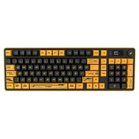 Hawk Gaming HK258 Sarı RGB Membrane Switch Kablolu/Kablosuz Oyuncu Klavyesi