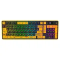 Hawk Gaming HK258 Sarı RGB Membrane Switch Kablolu/Kablosuz Oyuncu Klavyesi