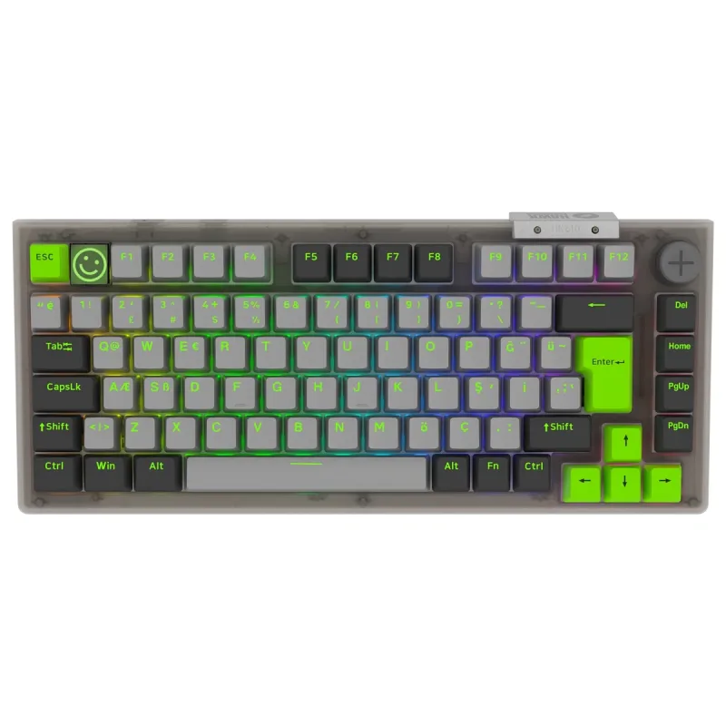 Hawk Gaming HK610 RGB TKL Gateron Switch Kablolu/Kablosuz Oyuncu Klavyesi