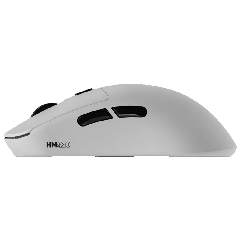Hawk Gaming HM420 Beyaz Şarjlı Optik Kablolu/Kablosuz Oyuncu Mouse