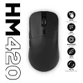 Hawk Gaming HM420 Siyah Şarjlı Optik Kablolu/Kablosuz Oyuncu Mouse