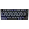 Hawk HK255 Membrane LCD RGB Kablosuz/Bluetooth Gri Mor %75 Türkçe Gaming Oyuncu Klavye