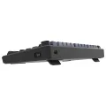 Hawk HK255 Membrane LCD RGB Kablosuz/Bluetooth Gri Mor %75 Türkçe Gaming Oyuncu Klavye