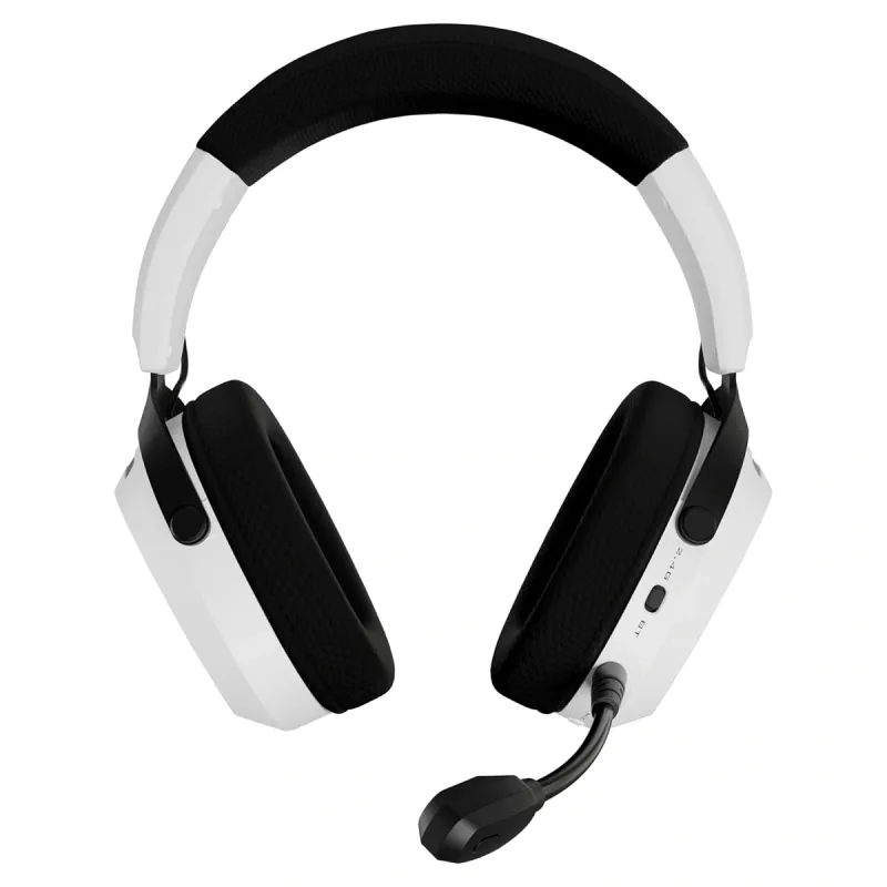 Hawk HS420 Beyaz 7.1 Type-C Kablolu/Kablosuz Kulak Üstü Oyuncu Kulaklığı
