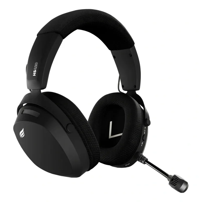 Hawk HS420 Siyah 7.1 Type-C Kablolu/Kablosuz Kulak Üstü Oyuncu Kulaklığı