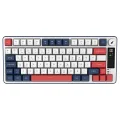 HK255 Membrane LCD RGB Kablosuz/Bluetooth Mavi Kırmızı %75 Türkçe Gaming Oyuncu Klavye