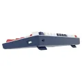 HK255 Membrane LCD RGB Kablosuz/Bluetooth Mavi Kırmızı %75 Türkçe Gaming Oyuncu Klavye