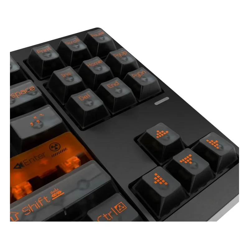 HK420 Mekanik Switch RGB Tri-Mode Kablosuz/Bluetooth TKL Gaming Klavye