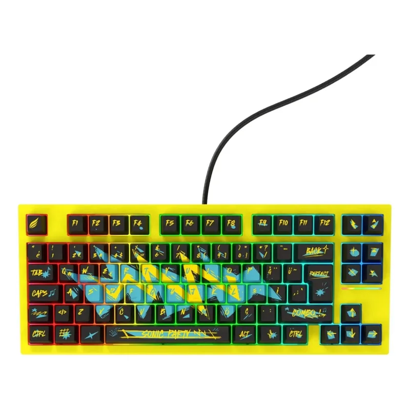 HK440 Hall Effect Manyetik Switch Rapid Trigger Sonic RGB 1k Hz 1 Ms Kablolu %75 Gaming Klavye