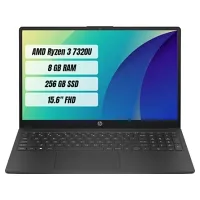 HP 15-FC0003NT AMD RYZEN 3 7320U 8GB 256GB SSD FREEDOS 15.6" FHD TAŞINABİLİR BİLGİSAYAR 7P6E7EA