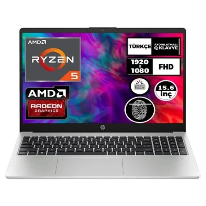HP 255 G10 3C3Y9ES Ryzen 5 7530U 8 GB 512 GB SSD Radeon Graphics 15.6" Full HD Notebook