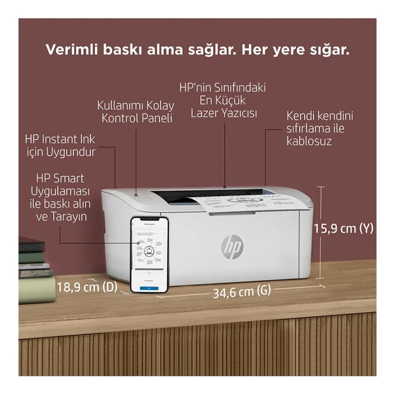 HP LaserJet M111W 7MD68A Wi-Fi Mono Lazer Yazıcı
