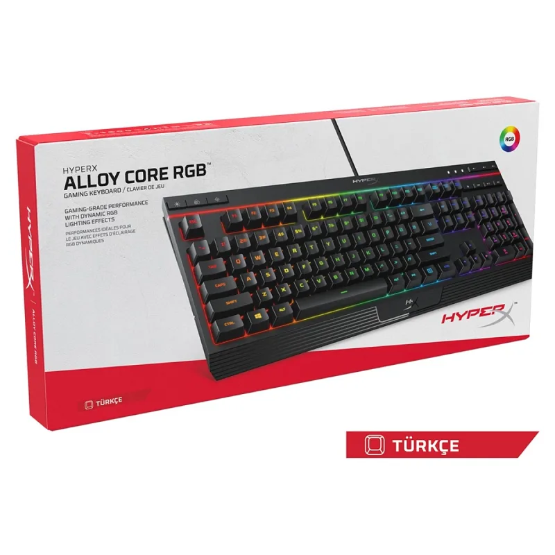 HYPERX ALLOY CORE RGB OYUNCU KLAVYESİ