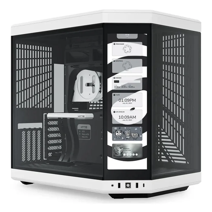 HYTE Y70 Touch Panda CS-HYTE-Y70TI-WB E-ATX Oyuncu Kasası
