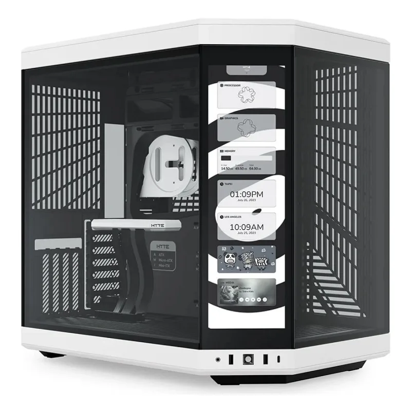 HYTE Y70 Touch Panda CS-HYTE-Y70TI-WB E-ATX Oyuncu Kasası