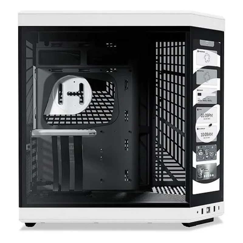 HYTE Y70 Touch Panda CS-HYTE-Y70TI-WB E-ATX Oyuncu Kasası