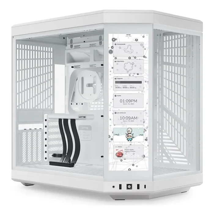 HYTE Y70 Touch Snow White CS-HYTE-Y70TI-WW E-ATX Oyuncu Kasası