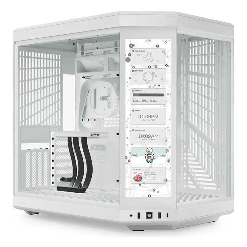 HYTE Y70 Touch Snow White CS-HYTE-Y70TI-WW E-ATX Oyuncu Kasası