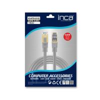 Inca ICAT8-10G Cat8 S/FTP 40Gbps 2000Mhz High Speed%100 Copper Network Kablo 10 Metre-Gri